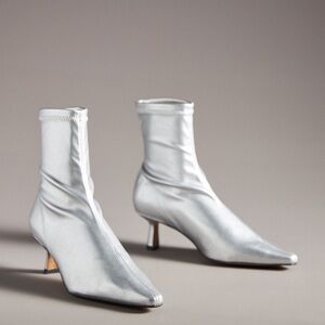 NIB Anthropologie Angel Alarcon Pointed-Toe Kitten-Heel Boots